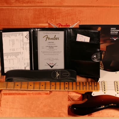 Fender Custom Shop LTD 1956 Relic Stratocaster - Wide Fade 2-Tone Sunburst image 3