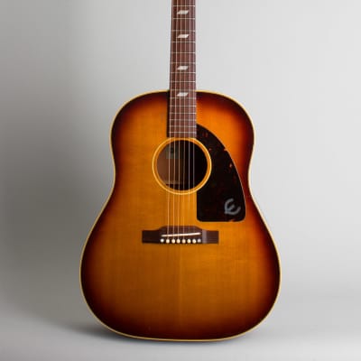 Epiphone  FT-79 Texan Flat Top Acoustic Guitar (1959), ser. #A-2499, black tolex hard shell case. image 1