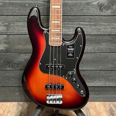 Fender Vintera 70's Jazz Bass MIM 4 String Electric Bass Guitar Sunburst for sale