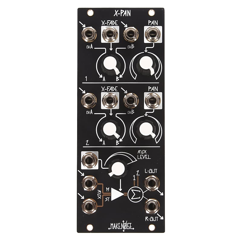 Make Noise X-PAN Eurorack Voltage Controlled Stereo Mixer image 1