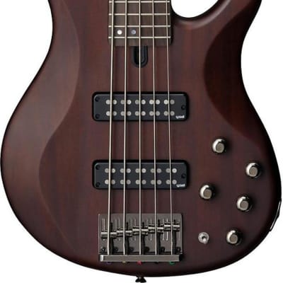 Yamaha TRBX505 5-String Bass Guitar, Translucent Brown image 2