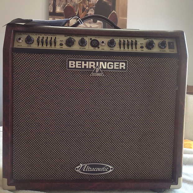 Behringer ACX450 Ultracoustic, Acoustic Amp 2002 Brown Reverb