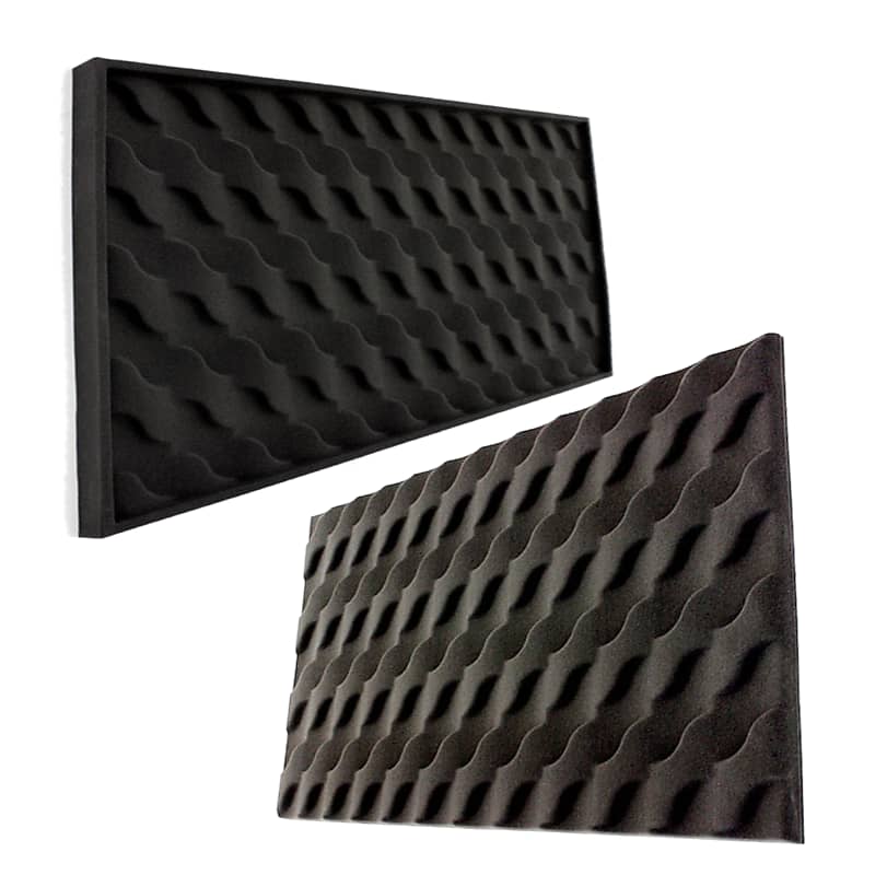 Acoustic Foam Set of 2 pcs each over 5 FT LONG! Wave pattern | Reverb