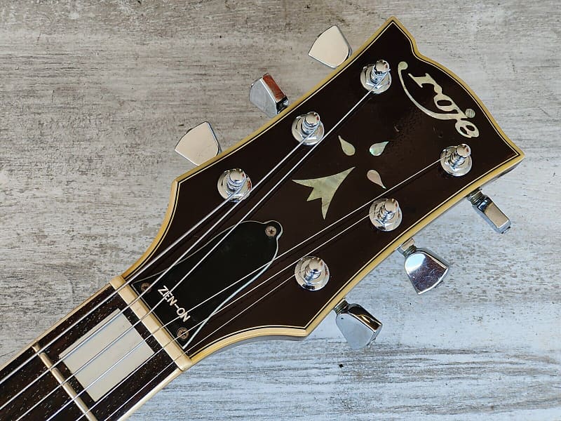 1970's Roje (Zen-On) Japan Les Paul Custom (Brown) | Reverb