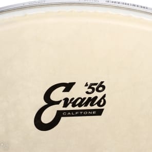 Evans Calftone Bass Drumhead - 18 inch image 2