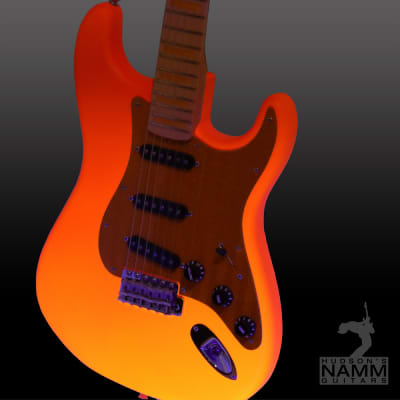 2018 Fender NAMM Display Masterbuilt Road Cone Glow On Stage  NOS Stratocaster  D Galuszka  BrandNew image 4
