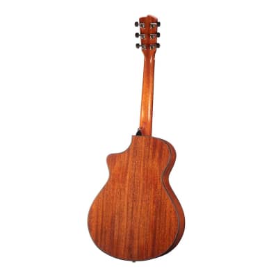 Breedlove Wildwood Concertina CE Acoustic Electric Guitar, Indian Laurel Fingerboard, African Mahogany image 3