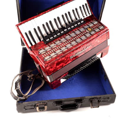 Top German Made LMMH Accordion Weltmeister Serino 120 bass,16r.+Master&Hard Case,Straps~Fisarmonica image 2