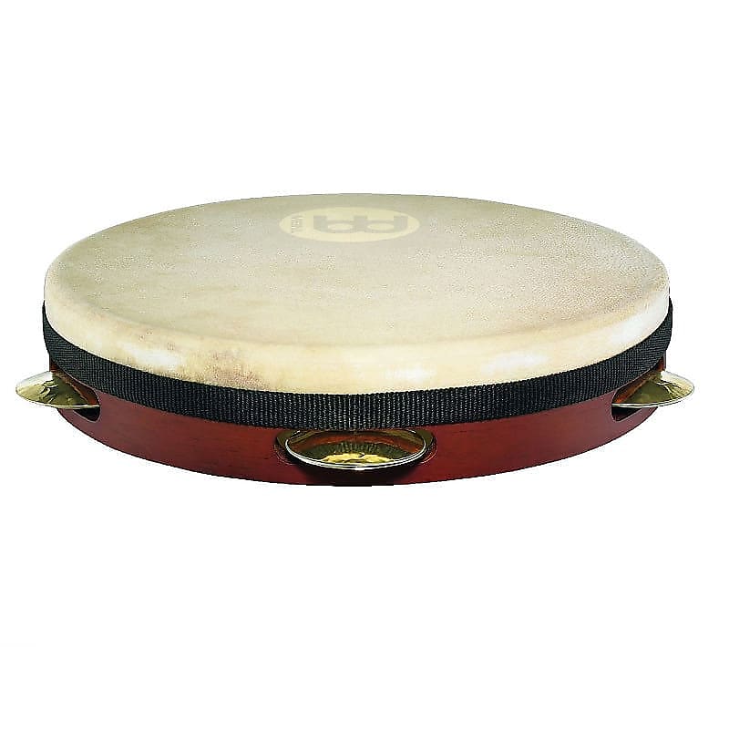 Meinl PA10AB-M 10" Wood Pandeiro with Brass Jingles image 1