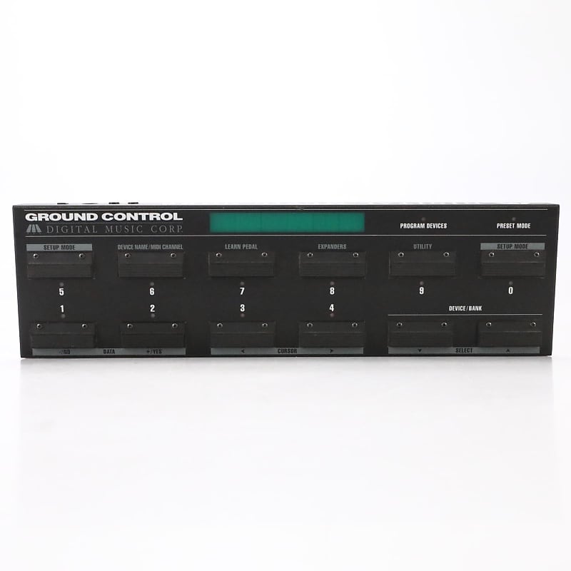 Digital Music Corp. Ground Control MIDI Foot Controller Pedal Reverb