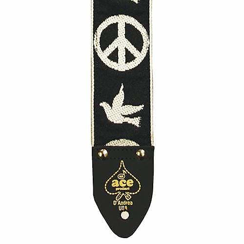 D'Andrea Ace Vintage Reissue Guitar Strap | Peace and Dove image 1