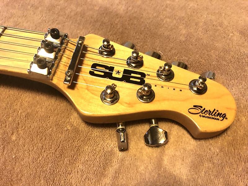 Sterling by Music Man SUB AX4 Black Transparent | Reverb