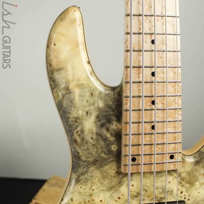 2016 Fodera Emperor Deluxe 5-String Buckeye Burl RARE Bass Tremolo image 25