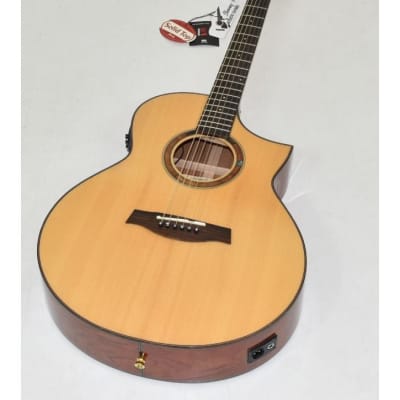 Ibanez AEL108MD NT Natural 8-String Acoustic Electric Guitar | Reverb