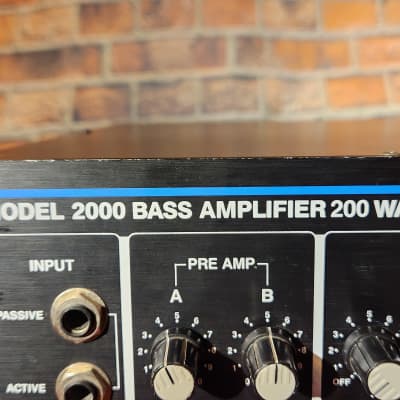 Hartke HA2000 200-Watt Bass Amp Head | Reverb