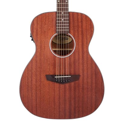 D'Angelico Premier Tammany LS Acoustic Guitar - Natural Mahogany for sale