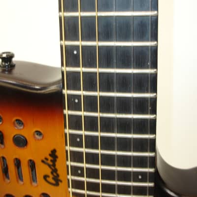 1998 Godin Multiac Nylon Acoustic Electric Guitar, Sunburst w/ Bag image 8
