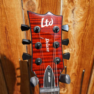 ESP LTD EC-1000 Tiger Eye Left Handed 6-String Electric Guitar image 6