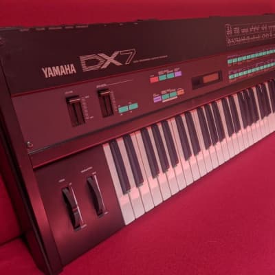 Yamaha DX7 with SuperMAX upgrade (FM synthesizer, 1983, Japan)