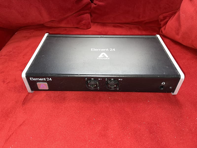 Apogee Element 24 Thunderbolt Audio Interface 2010s - Black w/ Thunderbolt  Cable