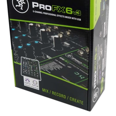 Mackie ProFX6v3 6-Channel Professional Effects Mixer w/USB ProFX6 v3 image 5