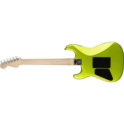 Charvel Pro-Mod San Dimas Style 1 HH FR E Electric Guitar, Lime Green Metallic image 3