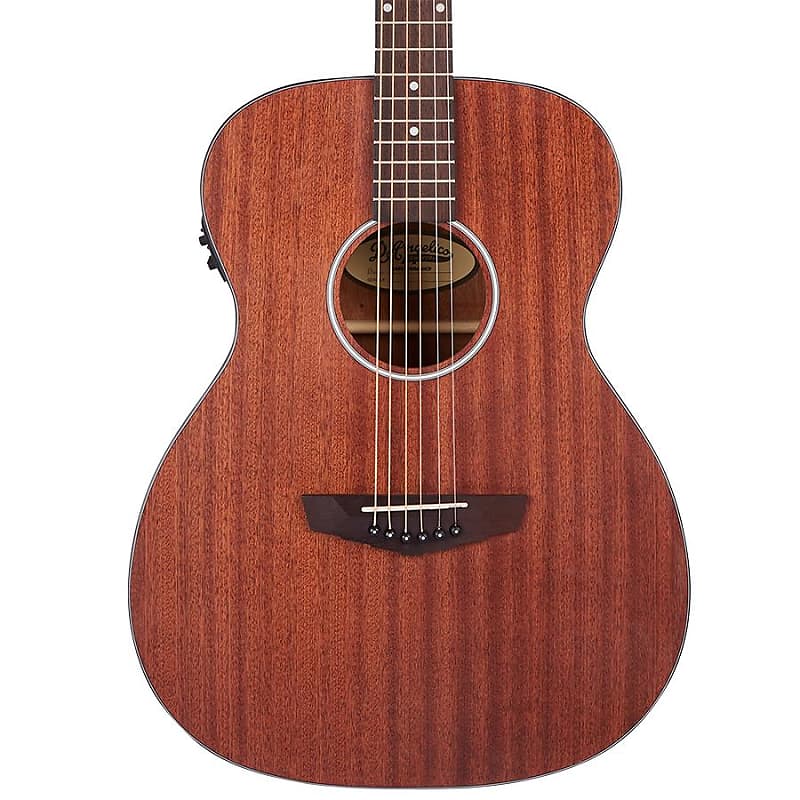 D'Angelico Premier Tammany LS Acoustic Guitar - Natural Mahogany image 1