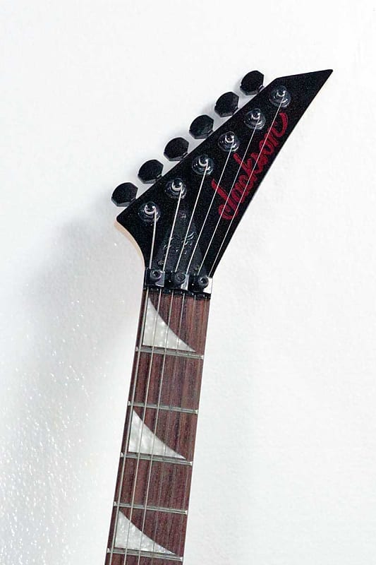 Jackson Rhoads V JS32 Gloss Black w/ Red Bevels and Jackson Jackson Rhoads V JS32 Gloss Black w/ Red Bevels and Jackson