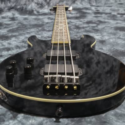 Schecter Scorpion Tribal Bass Left Handed with Darkglass Tone Capsule preamp and Bartolini Pickups image 11