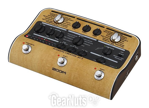 Zoom AC-3 Acoustic Creator DI/Multi-Effect | Reverb