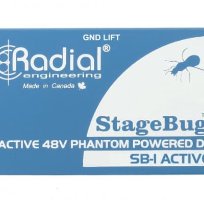 Radial - SB-1 | StageBug Active 48V Phantom Powered DI image 1