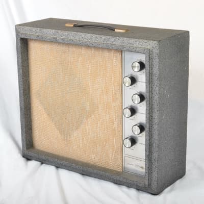 Silvertone Model 1482 5-Watt 1x12 Guitar Combo 1960s - Black image 4
