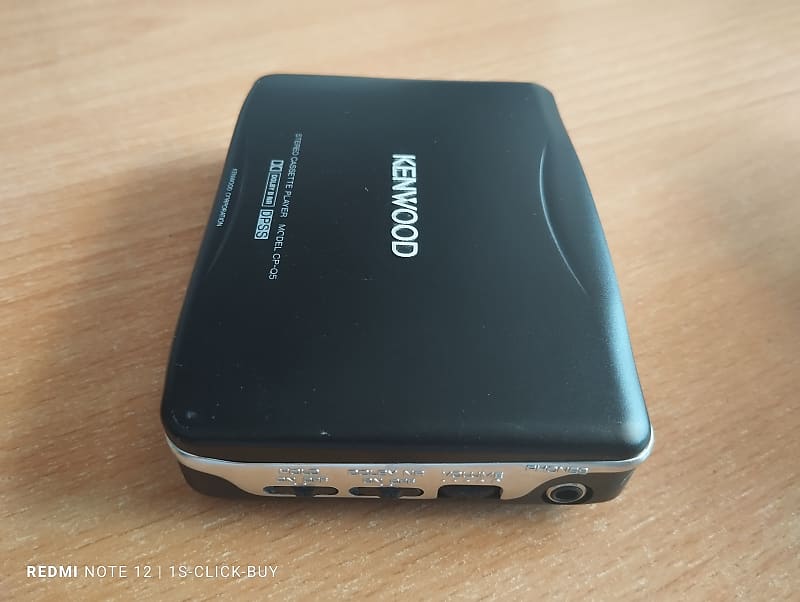 Kenwood Walkman cassette Player CQ Q5 Black good working video