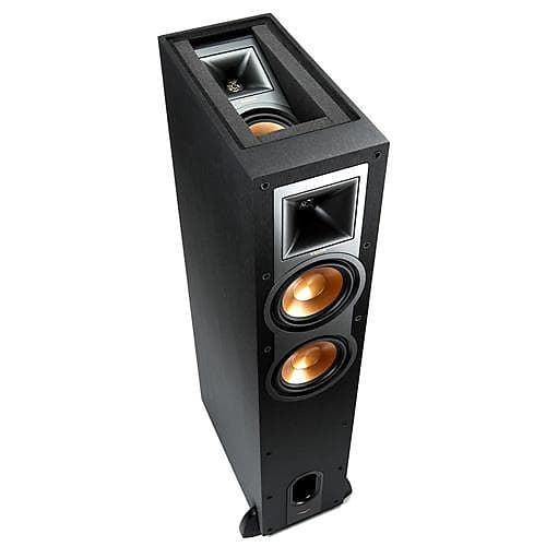 Klipsch Reference R-26FA Floorstanding Speaker, Black  			