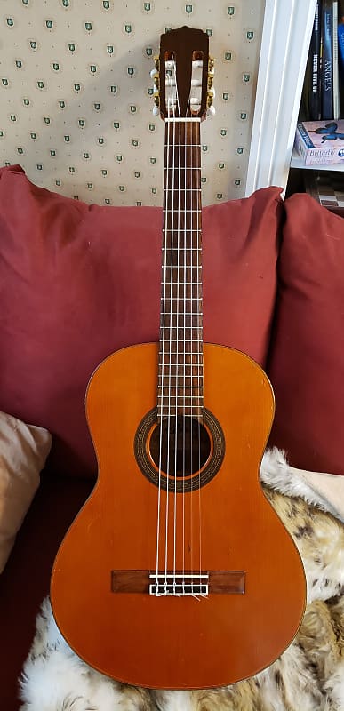 Aria AK-35 Classical Acoustic Guitar Solid Red Cedar Top | Reverb