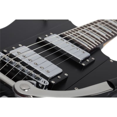 Schecter Robert Smith UltraCure Electric Guitar, Black Pearl image 9