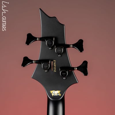 ESP Guitars Tom Araya FRX Signature Bass MIJ Custom Shop Black Satin image 11