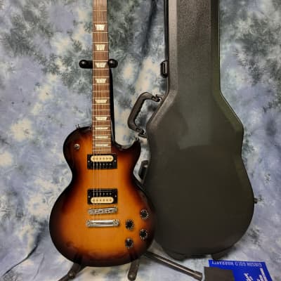 2018 Gibson Les Paul Studio Vintage Sunburst Pro Setup Case Candy Hard Shell Case for sale