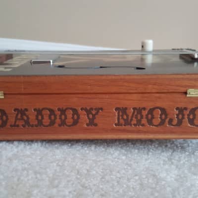 Final PRICE DROP - Daddy Mojo 6-String Cigar Box Guitar – Playboy Series with Hard Case image 4