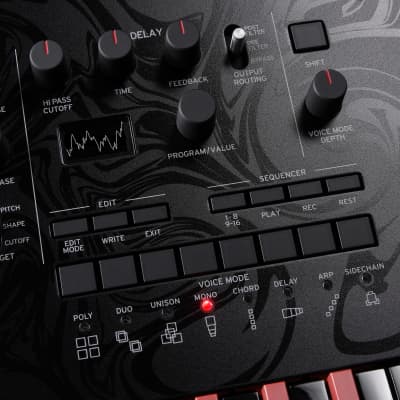 Korg Minilogue Bass 37-Key 4-Voice Polyphonic Synthesizer 2022 - Present - Black image 9