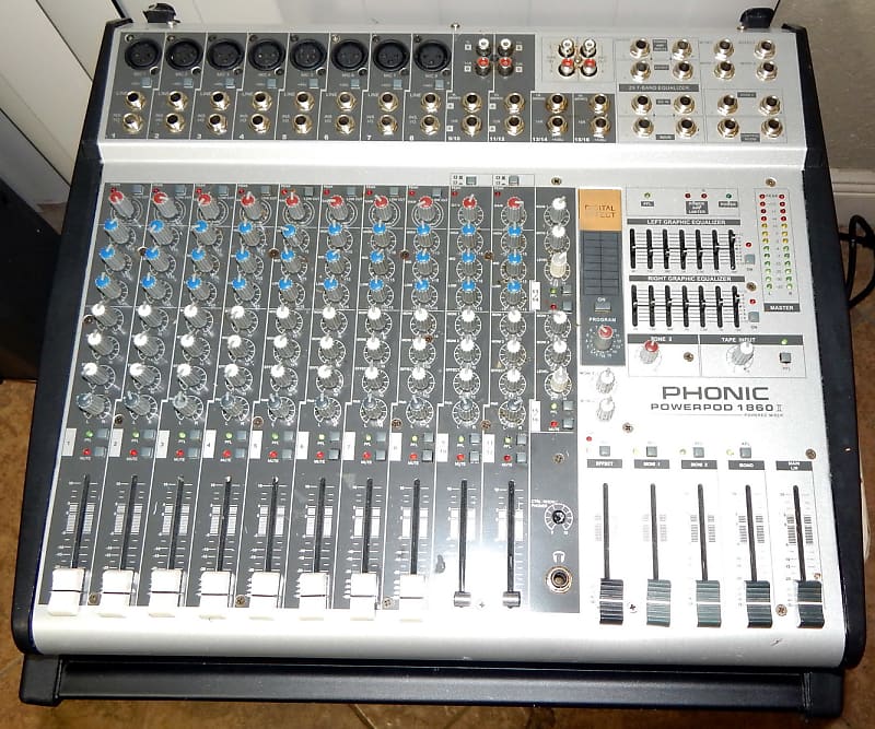 Phonic powerpod 1860 II パワードミキサー 16CH Phonic powerpod 1860 II パワードミキサー 16CH - メルカリ