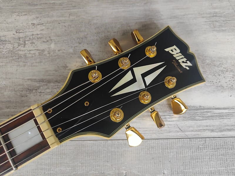 Blitz by AriaProⅡ LesPaul Custom レフティ Blitz by Aria Pro II Les Paul Custom Type John Sykes Model