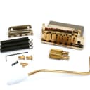 099-2050-200 Fender American Series Gold Strat Tremolo Assembly w/Offset Saddles