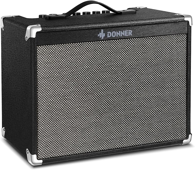 Donner Electric Guitar Amp 30W Bass Guitar Practice Amplifier Reverb