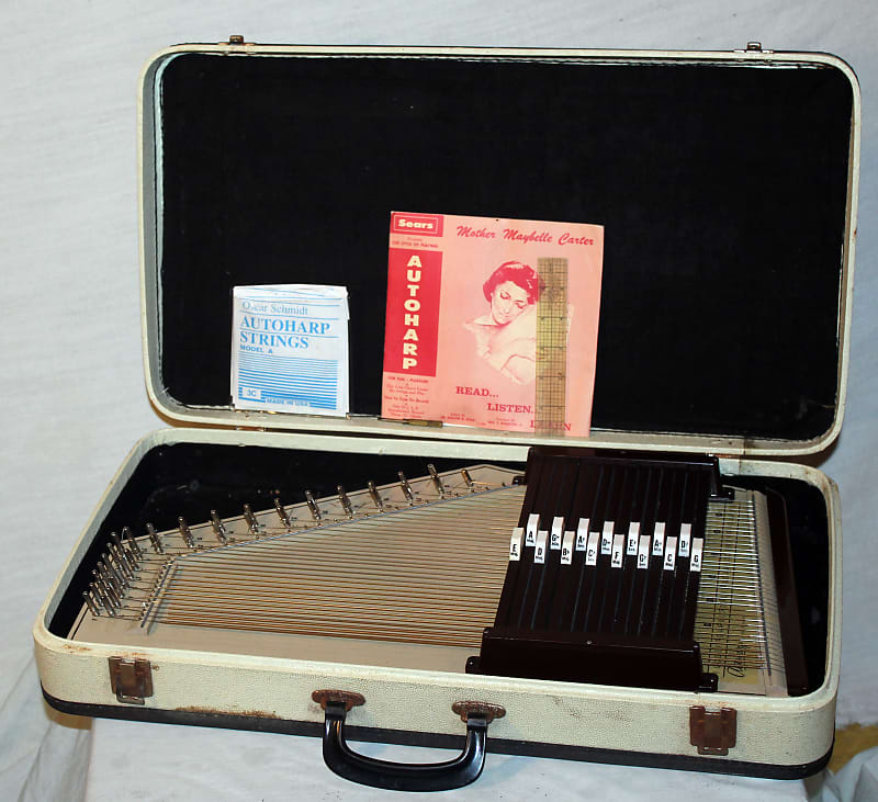 1960s Oscar Schmidt Autoharp 36 string 15 chord with Mother Reverb