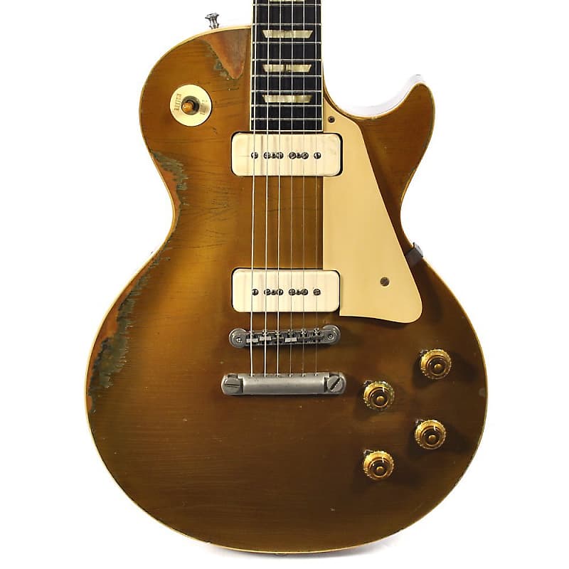 Gibson Les Paul with Tune-O-Matic Bridge Goldtop 1955 image 3