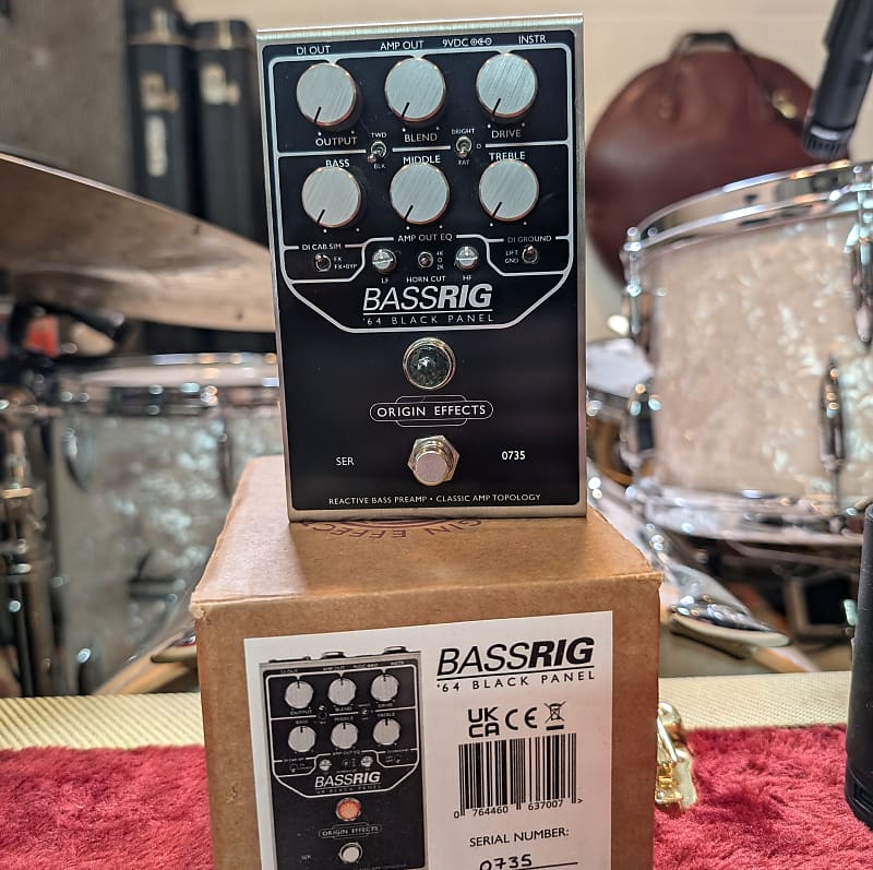 Origin Effects BASSRIG '64 Black Panel