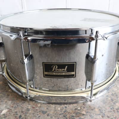 Pearl Export Series 6.5x14 Chrome Steel Shell Snare Reverb Brazil