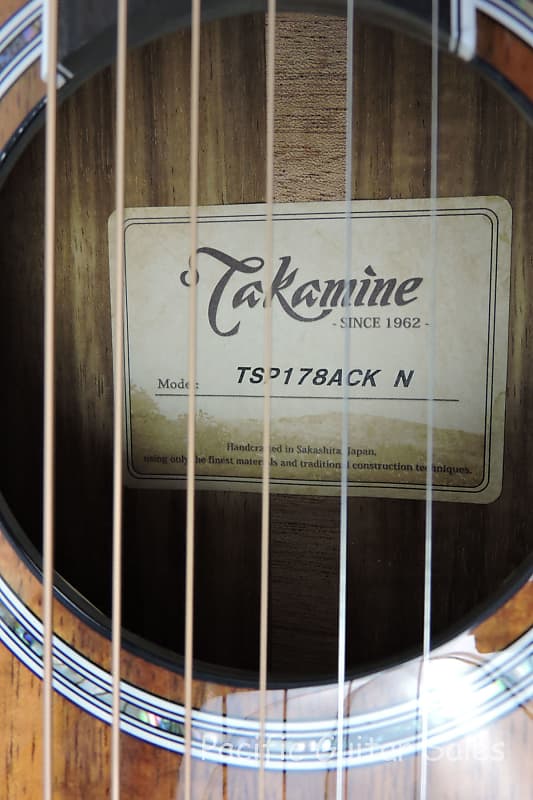 Used - Mint Takamine TSP178AC Thinline Acoustic-Electric w/Hard Case -  483776