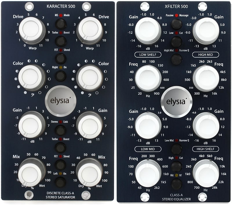 elysia karacter 500 Series Saturation/Distortion Bundle with Reverb